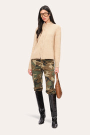 View Cable Cotton Wool Sweater image 1