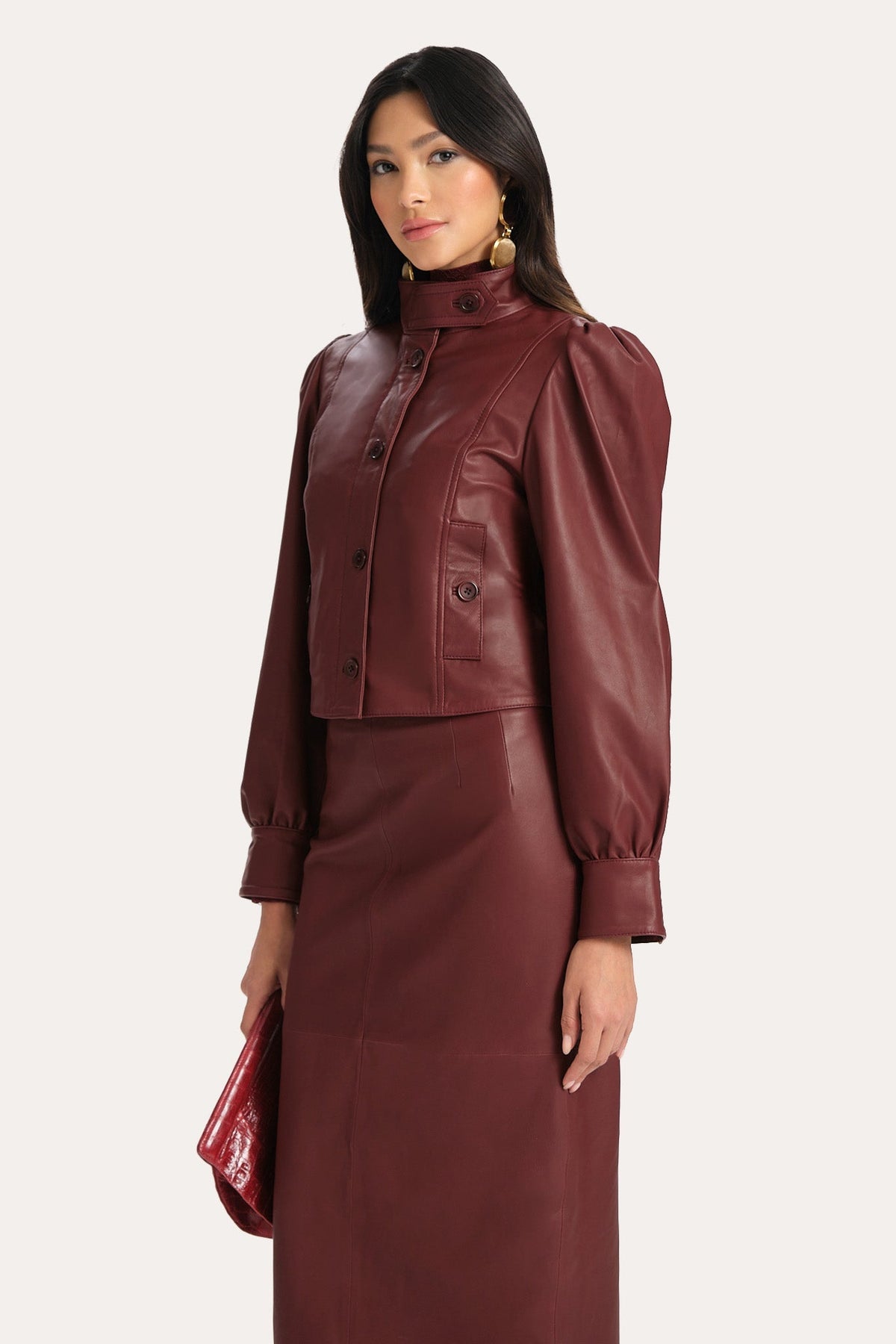 Belle Lamb Leather Jacket