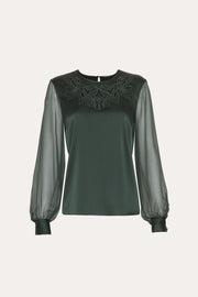 View Olivia Silk Blouse image 4