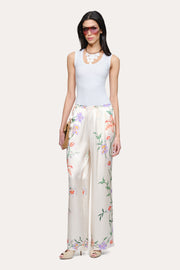 View Frances Floral Silk Pant image 1