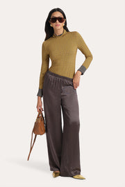 View Gabrielle Reversible Silk Pants image 1