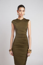 View Ruched Jersey Dress image 3