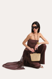 View Jackie Satin Wrap Pants image 5