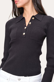 View Classic Knitted Polo image 2