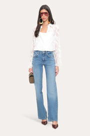View Embroidered Chiffon Shirt image 1