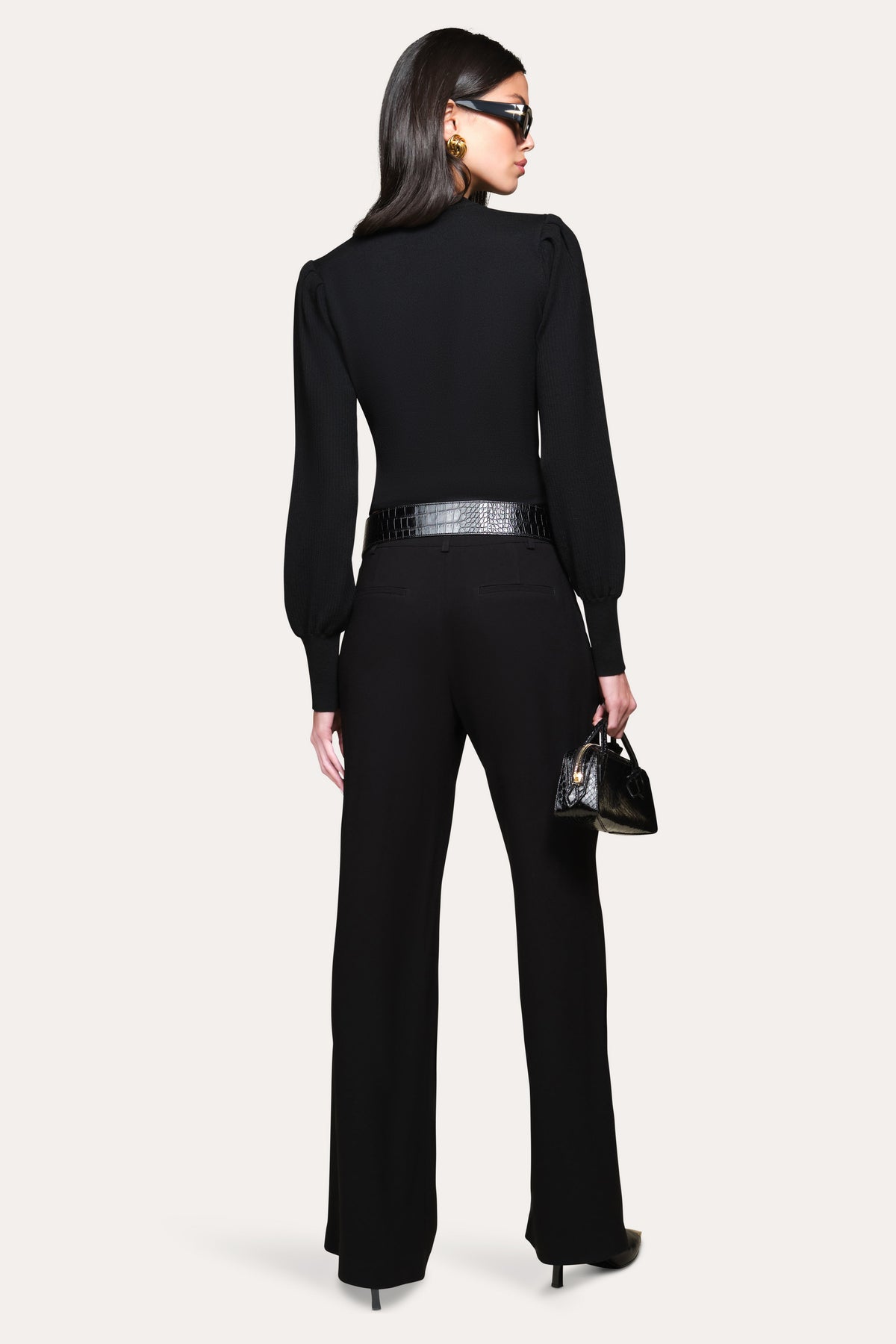 Wool Blouson Sweater