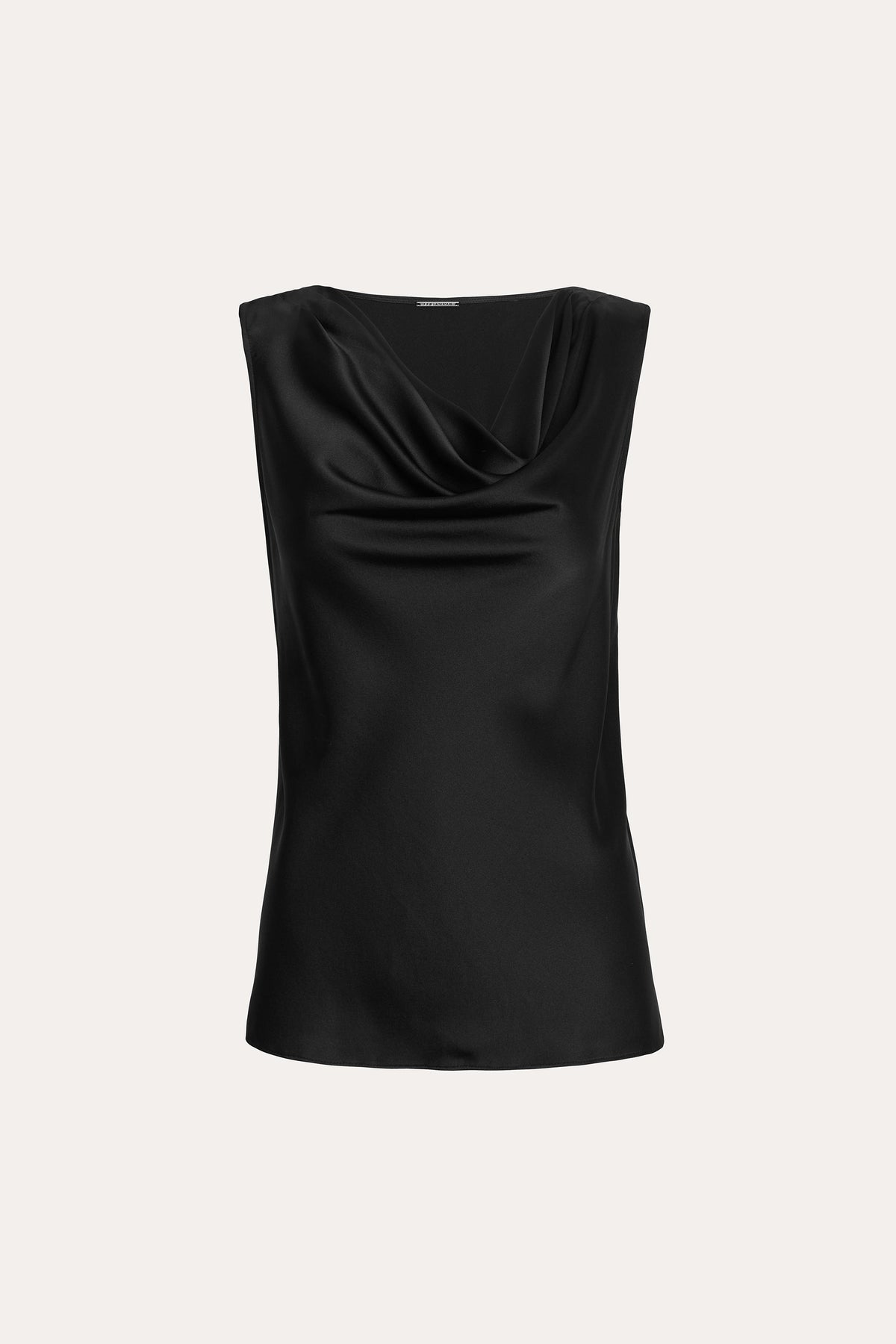 Silk Cowl Neck Top